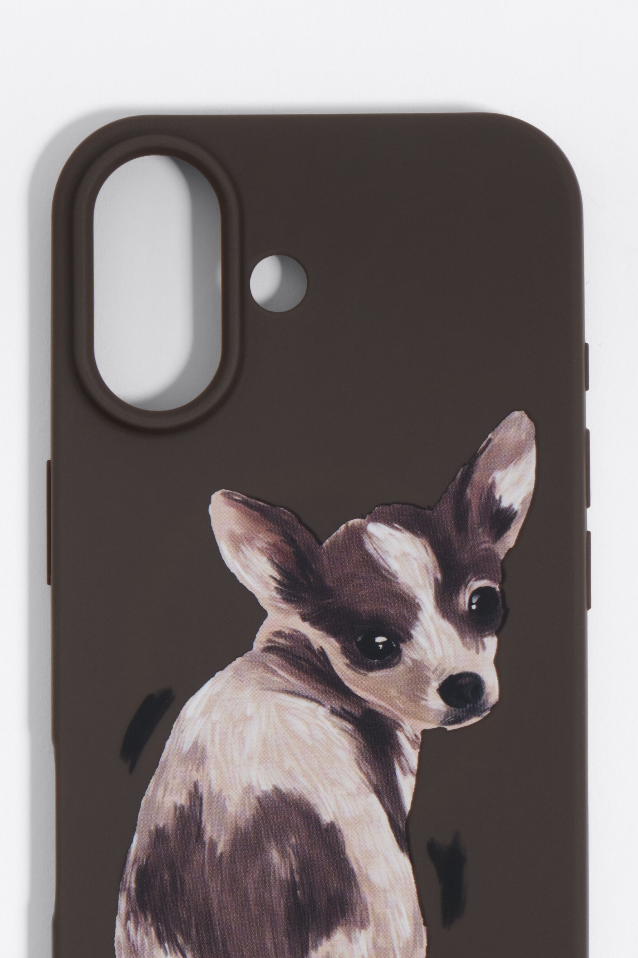 Schokoladen-Chihuahua-Handyhülle für iPhone 17, hart