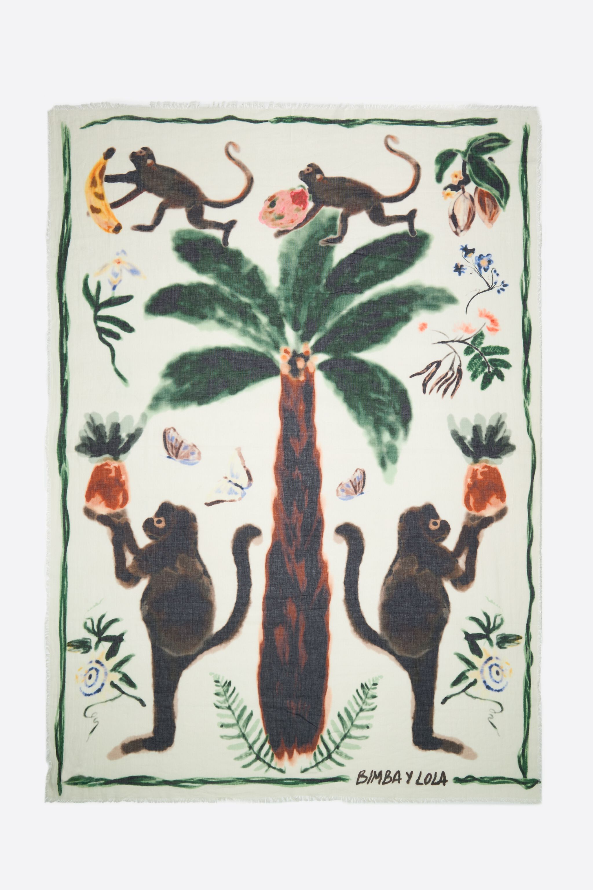 Gewaschener Baumwoll-Monkey-Sarong