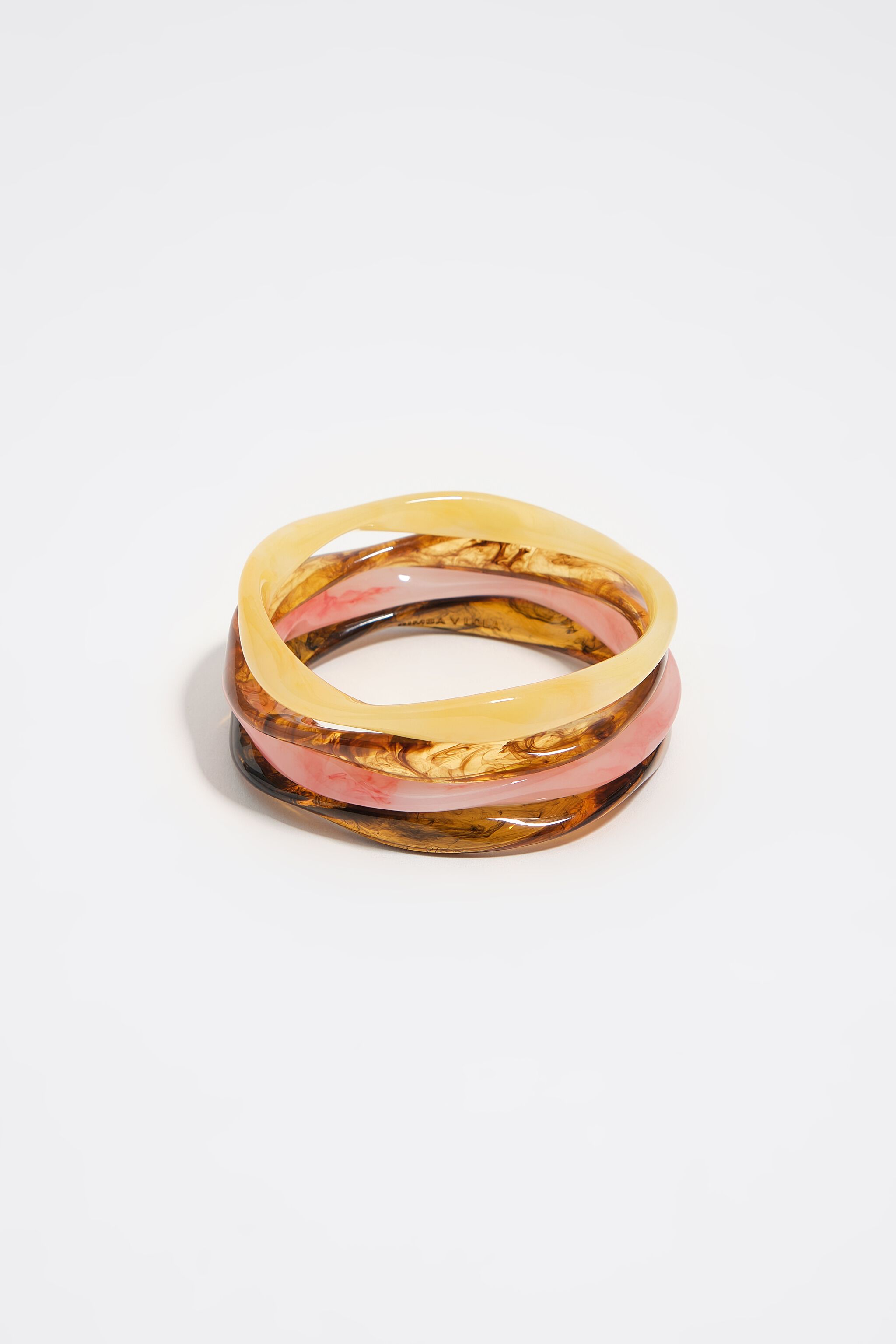 Bernsteinharz-Set aus 4 Armbändern
