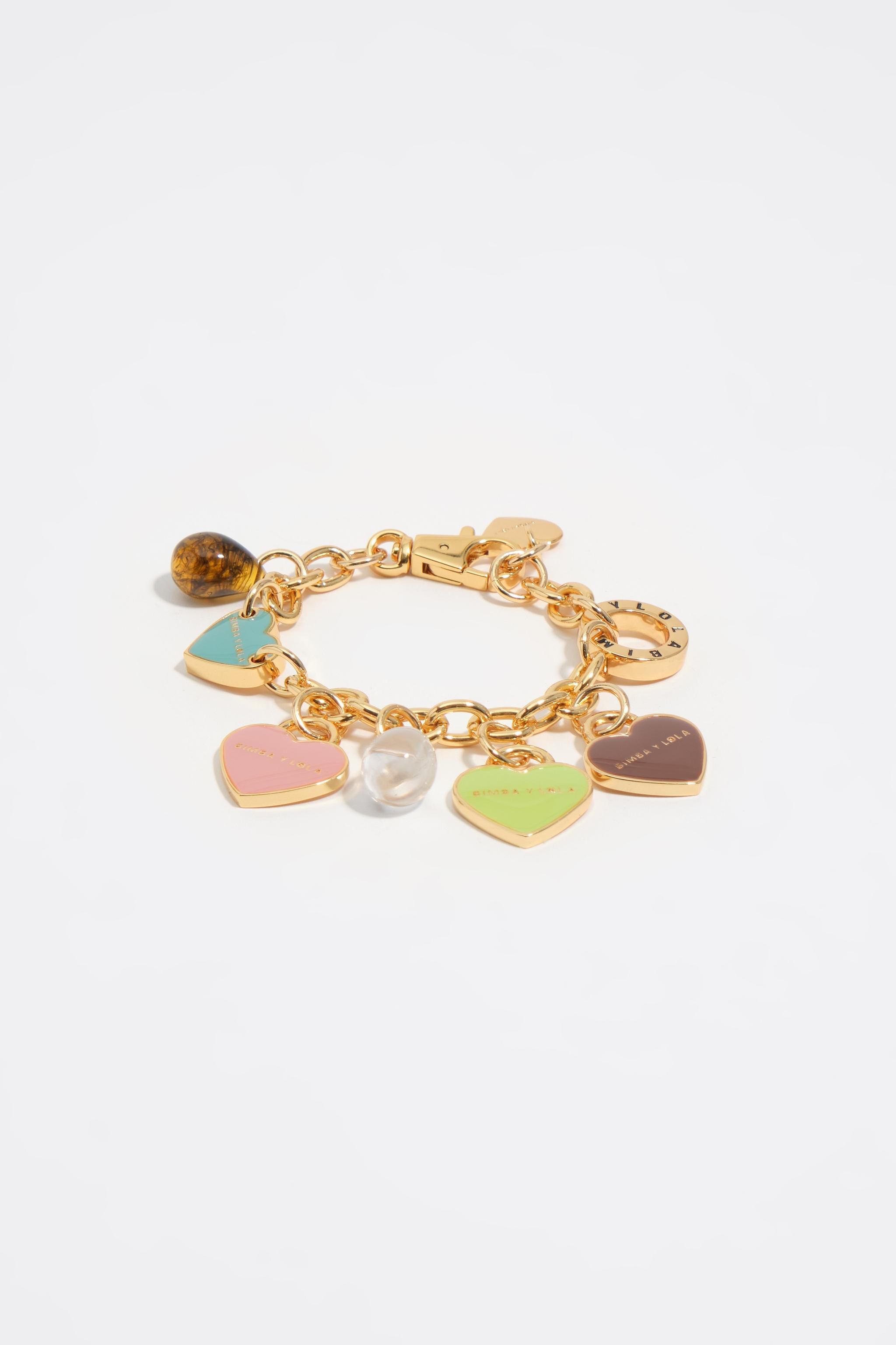 Herzlogo-Goldkette-Armband