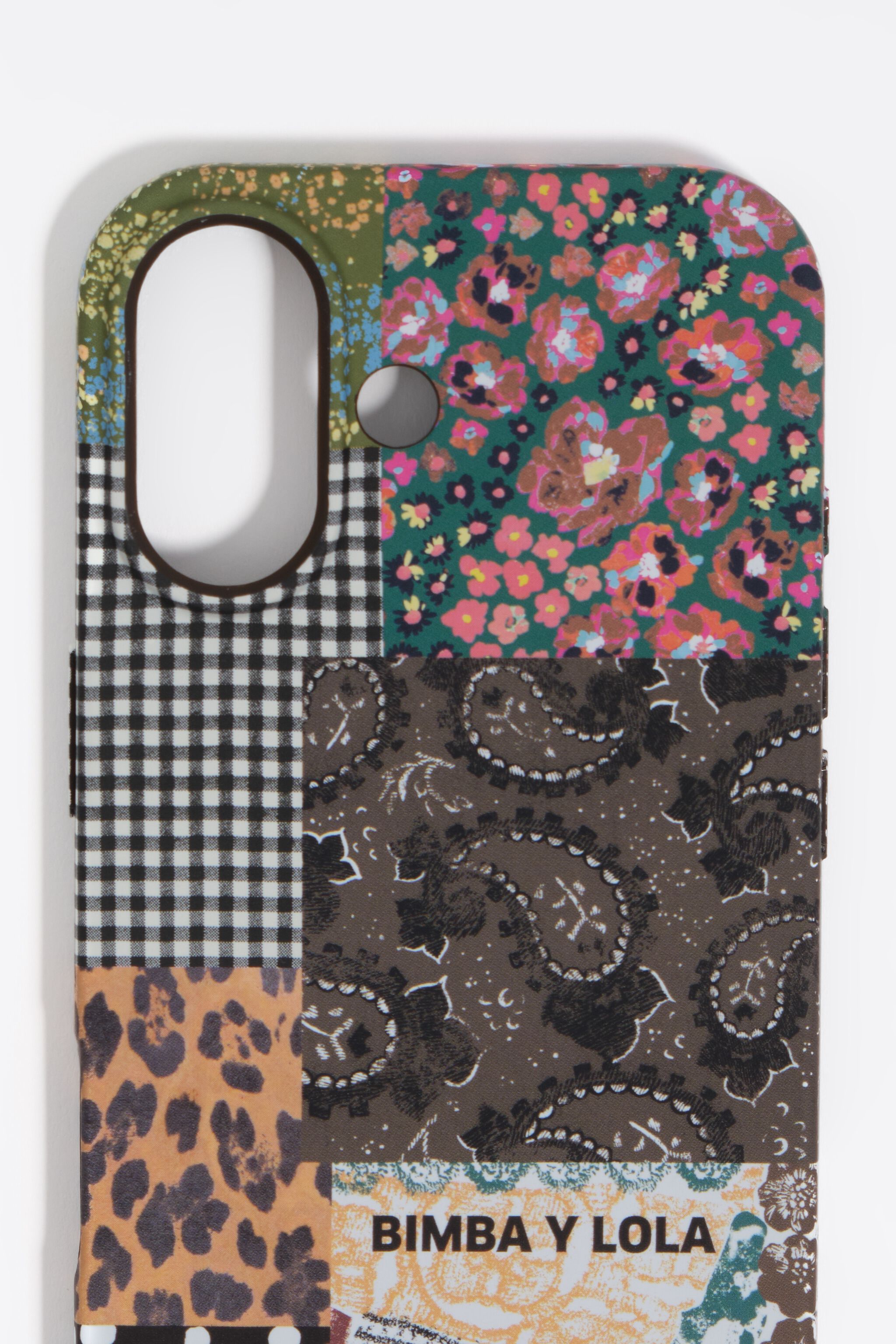 Patchwork-Handyhülle für iPhone 17, stabil