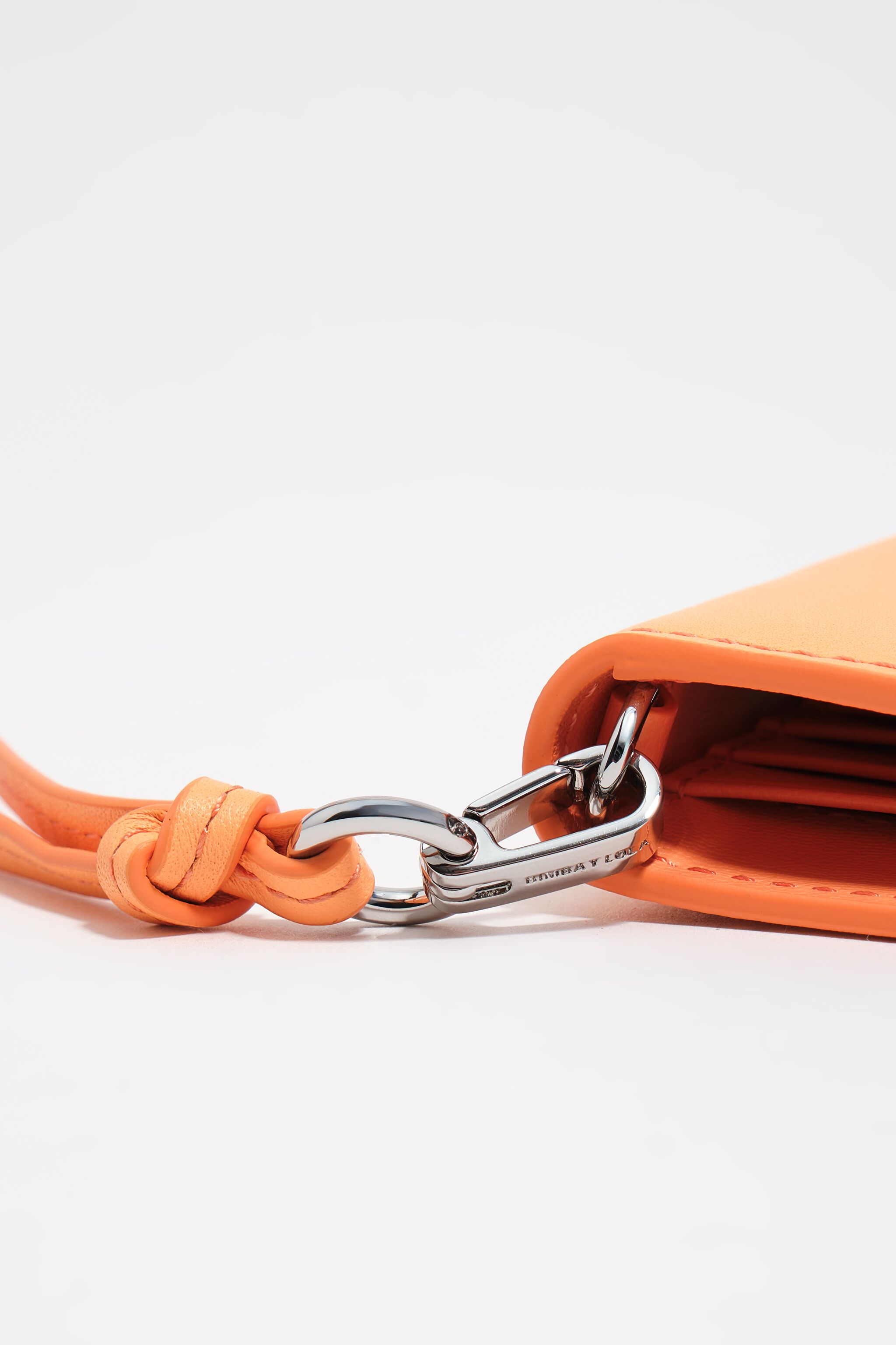 Orangefarbenes Sorbet-Leder-Passport-Case
