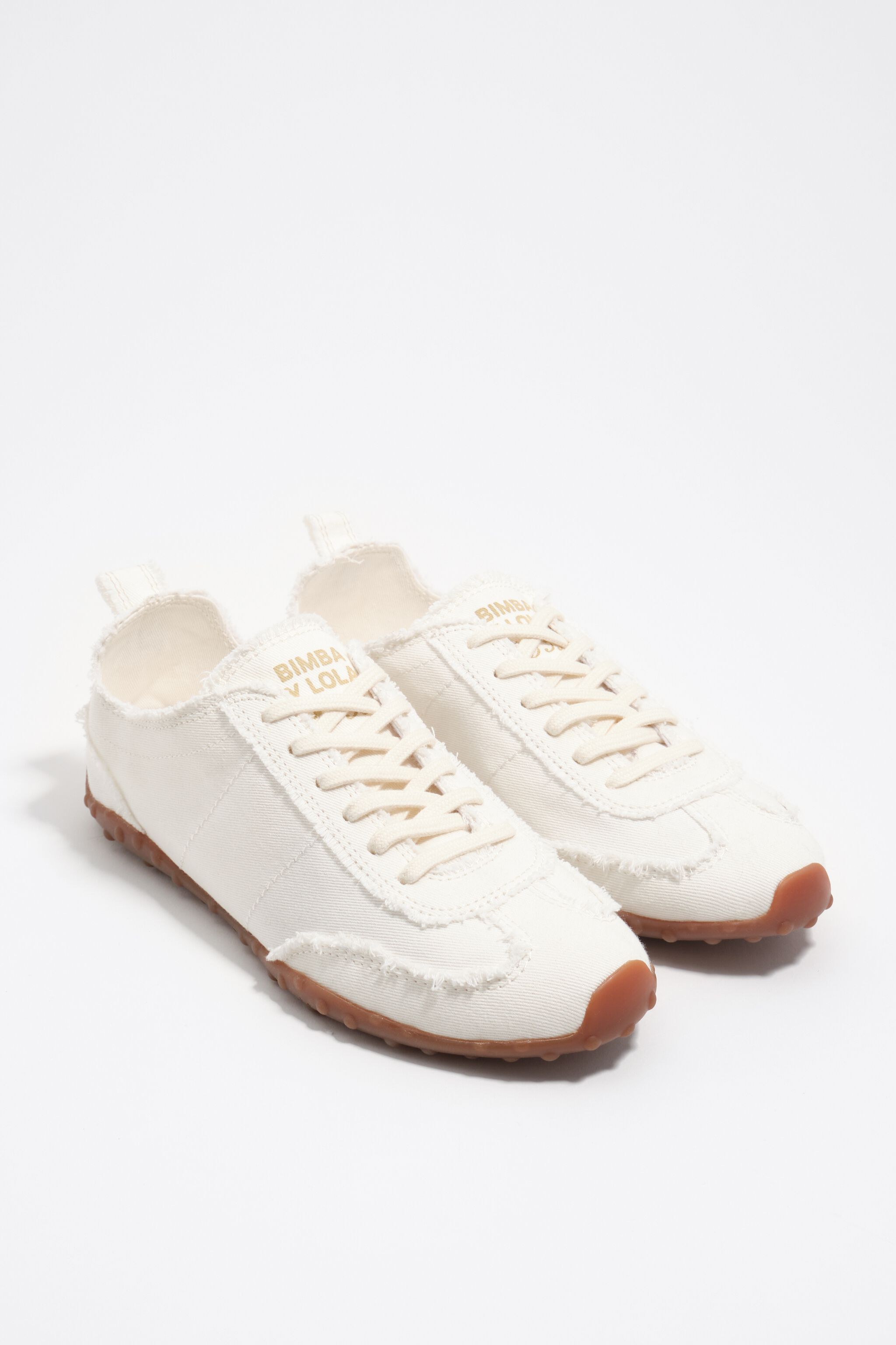Weiße Stoff-Sneaker 13 39