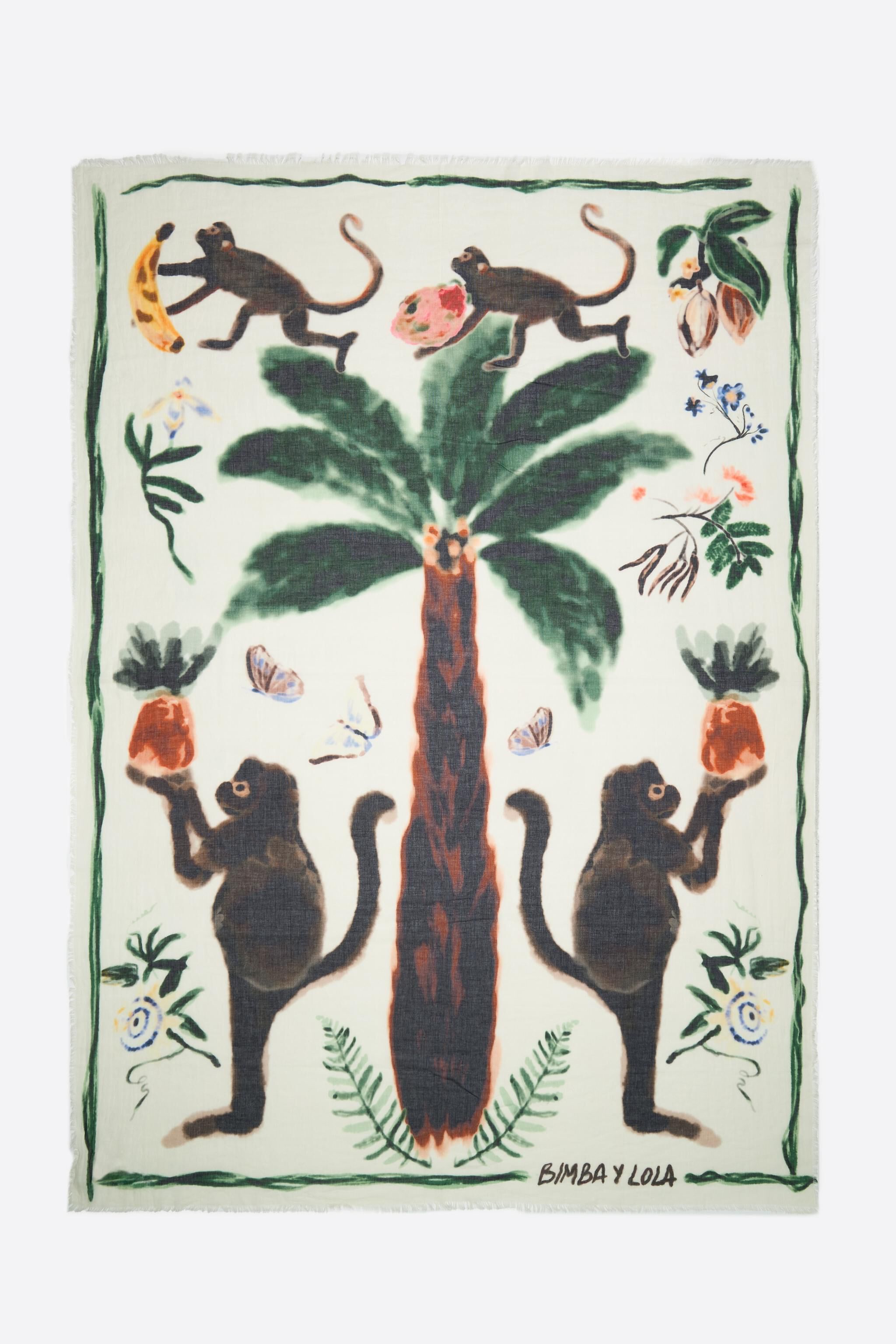 Gewaschener Baumwoll-Monkey-Sarong