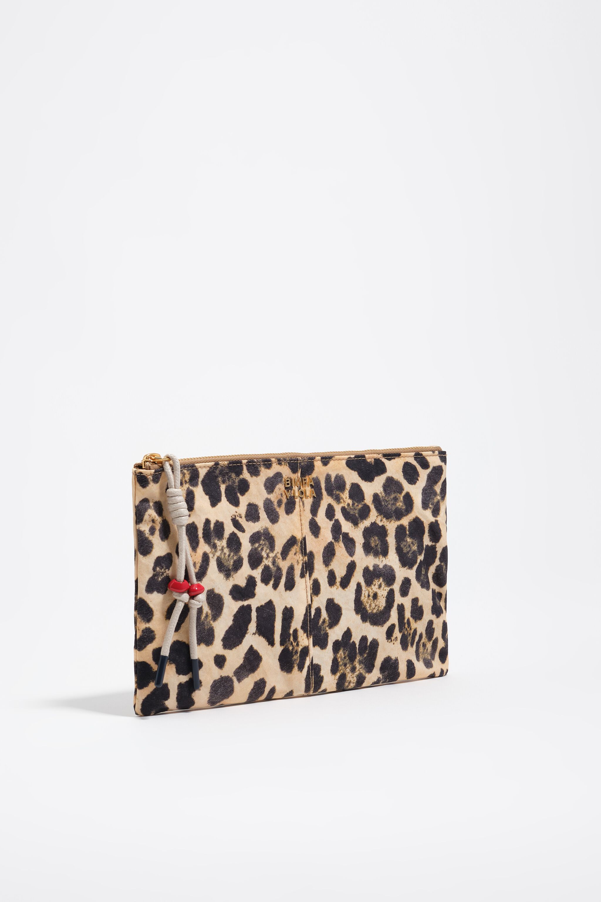 Natürliche Leopard-Nylon-Make-up-Case