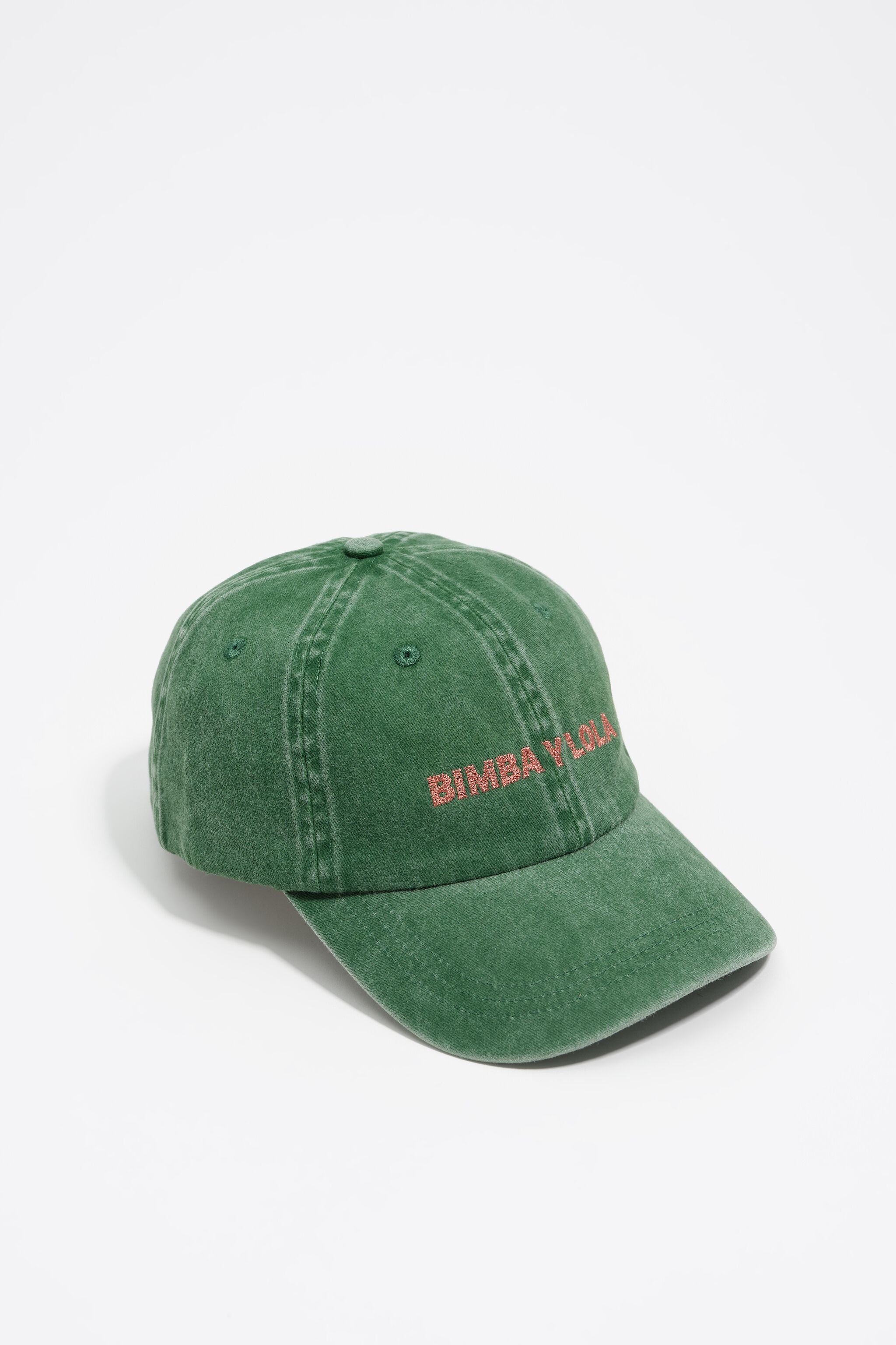 Grüner Waschbaumwoll-Cap