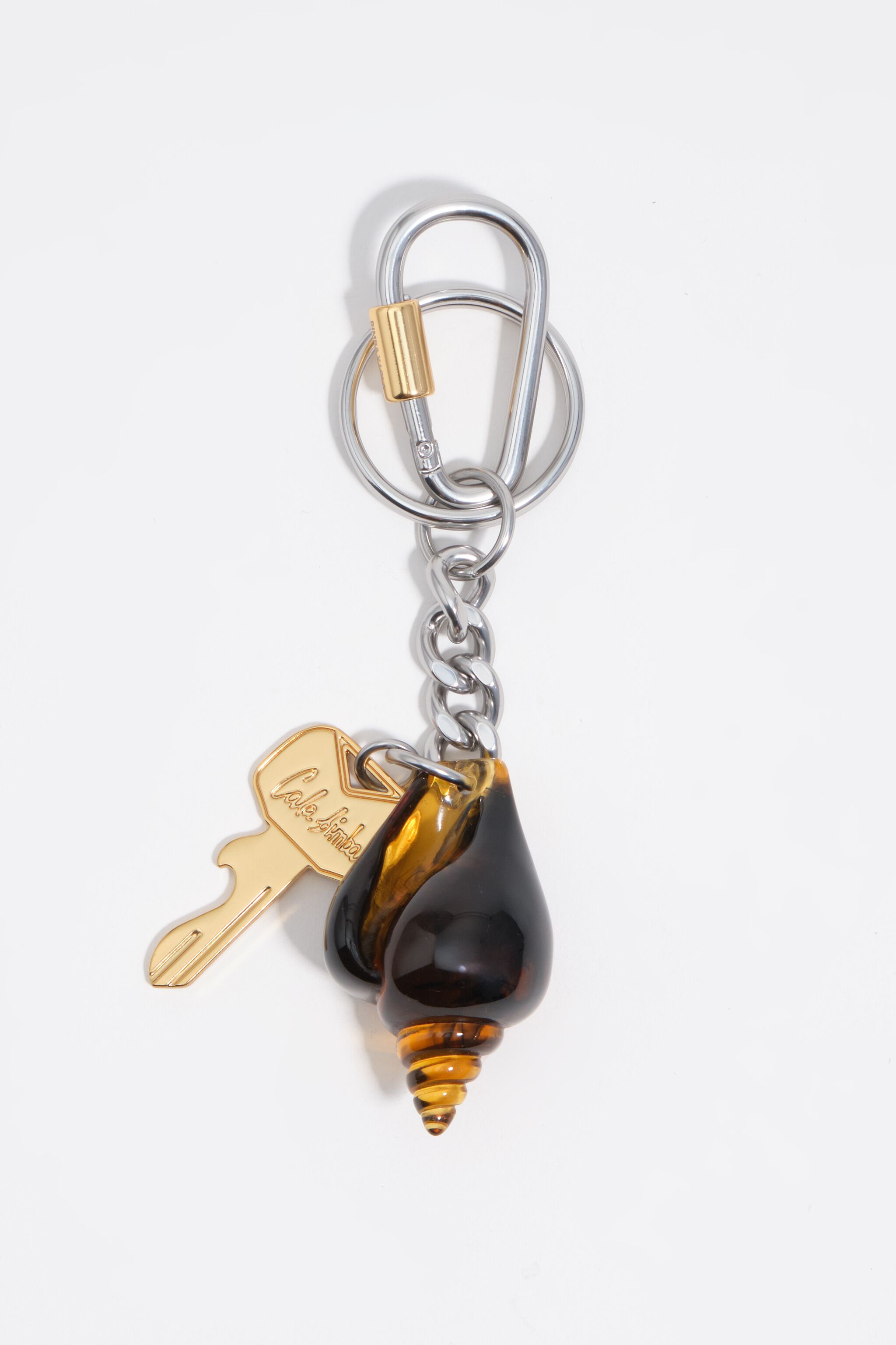 Resin Muschel Schlüsselanhänger und Metallschlüssel