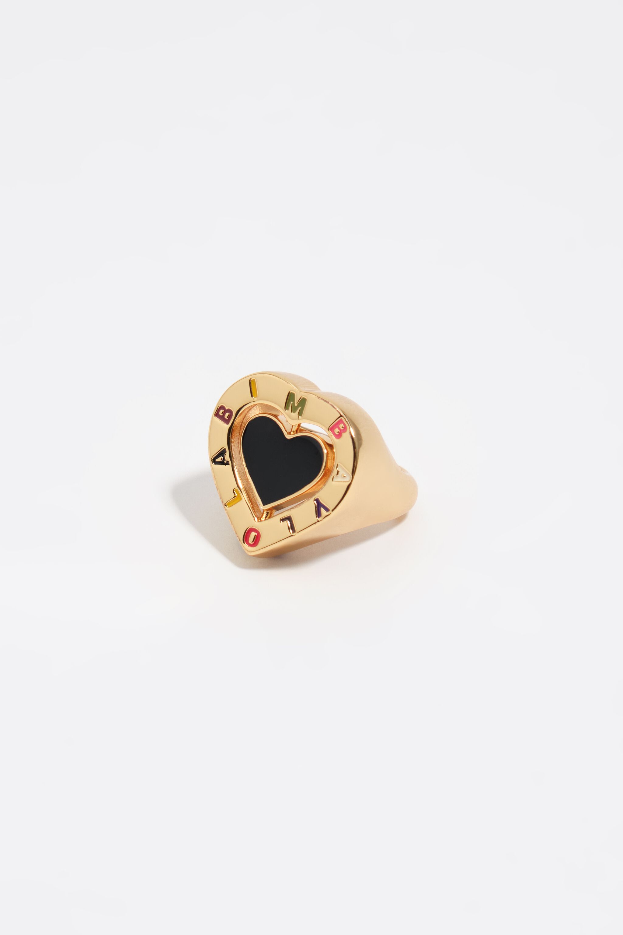 Gold-Drehherz-Logo-Ring